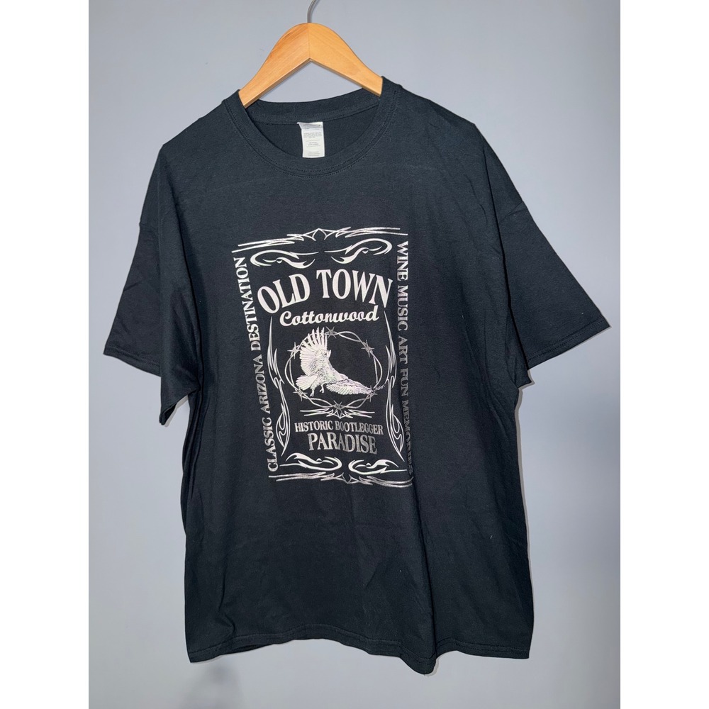 Gildan Old Town Cottonwood Arizona Eagle Graphic T Shirt Mens‎ XL